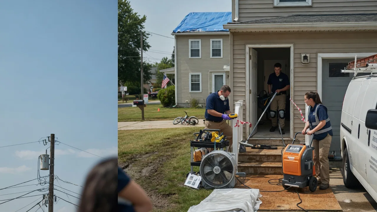 Water Damage Repair in Sweet Valley, PA near me
